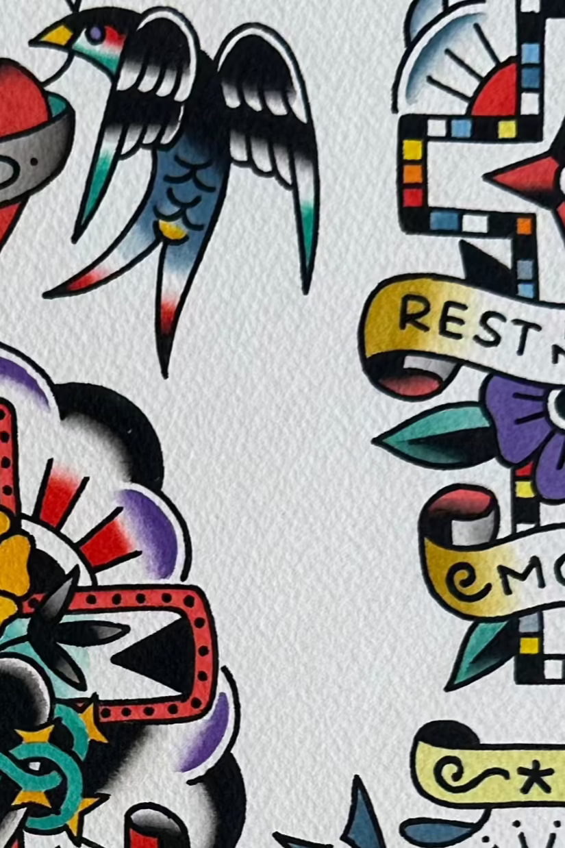 2024 Tattoo Flash Set