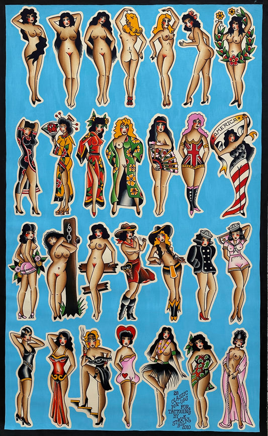 28 PIN-UPS Print