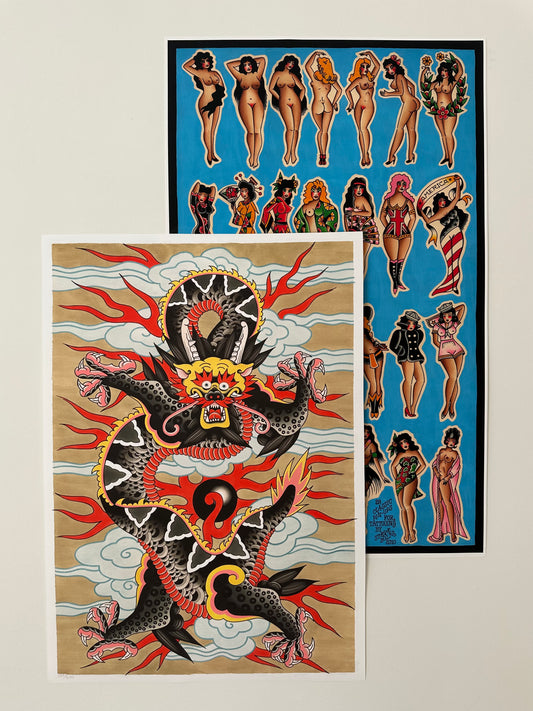 2 LARGE PRINTS DEAL